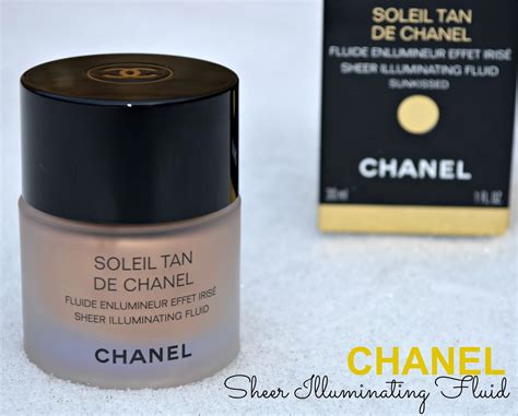 soleil tan de chanel sheer illuminating fluid how to use|chanel highlighting fluid sunkissed.